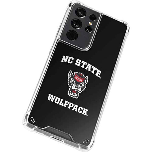 North Carolina State University NC Wolfpack Galaxy S21 Ultra 5G Clear Case