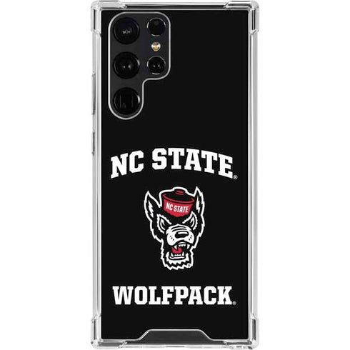 North Carolina State University NC Wolfpack Galaxy S23 Ultra Clear Case