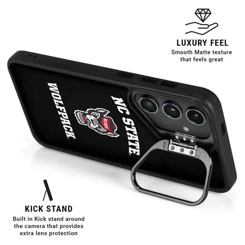 North Carolina State University NC Wolfpack Galaxy S25 FE Kickstand Case