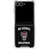 North Carolina State University NC Wolfpack Galaxy Z Flip7 Clear Case