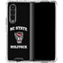 North Carolina State University NC Wolfpack Galaxy Z Fold4 5G Clear Case