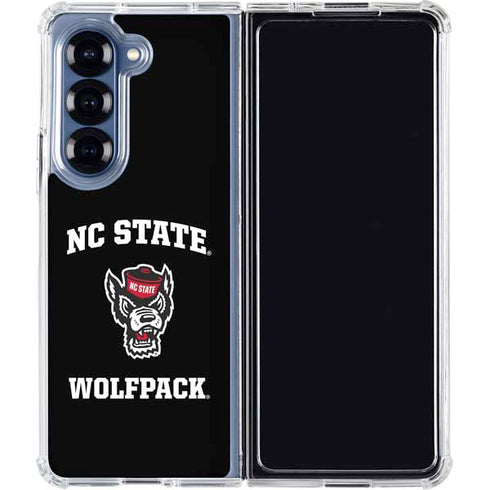 North Carolina State University NC Wolfpack Galaxy Z Fold6 Clear Case