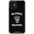 North Carolina State University NC Wolfpack iPhone 12 Clear Case