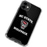 North Carolina State University NC Wolfpack iPhone 12 Clear Case