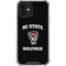 North Carolina State University NC Wolfpack iPhone 12 Mini Clear Case