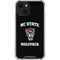 North Carolina State University NC Wolfpack iPhone 13 Clear Case