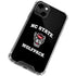 North Carolina State University NC Wolfpack iPhone 13 Clear Case