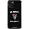 North Carolina State University NC Wolfpack iPhone 14 Plus Clear Case