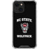 North Carolina State University NC Wolfpack iPhone 14 Plus Clear Case