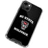 North Carolina State University NC Wolfpack iPhone 14 Plus Clear Case