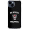 North Carolina State University NC Wolfpack iPhone 15 Clear Case