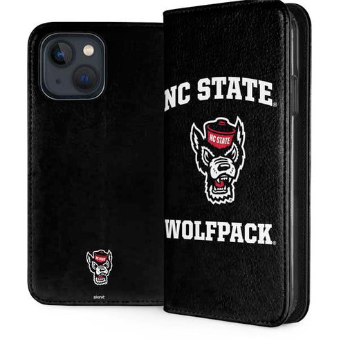 North Carolina State University NC Wolfpack iPhone 15 Plus Folio Case