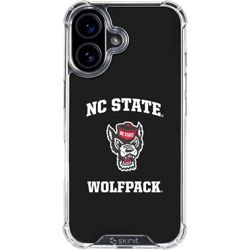 North Carolina State University NC Wolfpack iPhone 16 Plus Clear Case