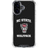 North Carolina State University NC Wolfpack iPhone 16 Plus Clear Case