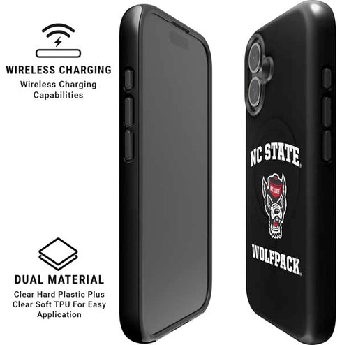 North Carolina State University NC Wolfpack iPhone 16 Plus Magsafe Impact Case