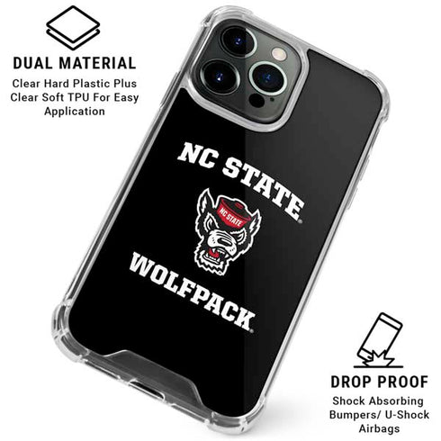 North Carolina State University NC Wolfpack iPhone 16 Pro Max Clear Case