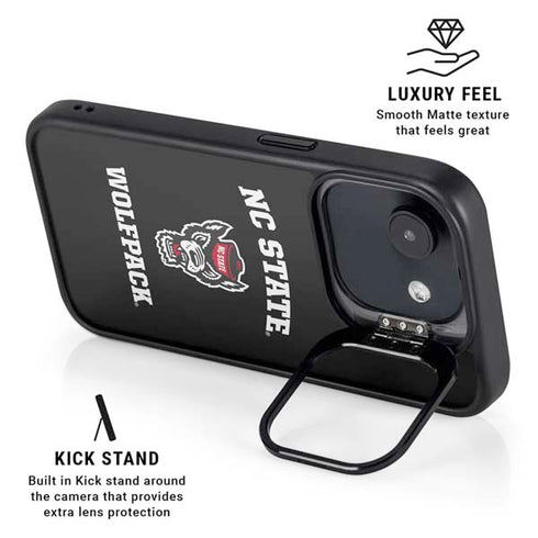 North Carolina State University NC Wolfpack iPhone 16e Kickstand Case