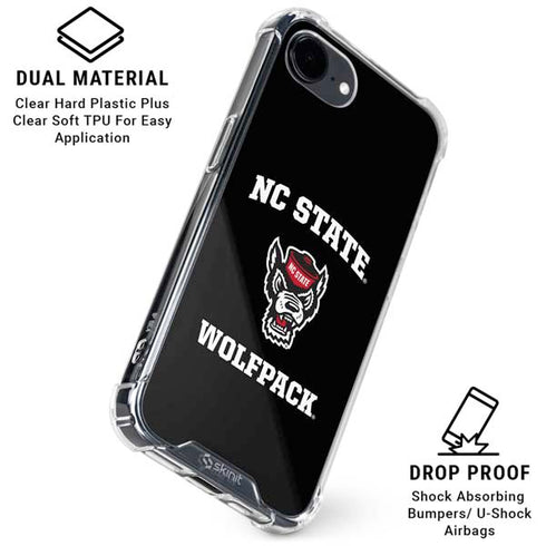 North Carolina State University NC Wolfpack iPhone 16e Clear Case