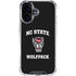 North Carolina State University NC Wolfpack iPhone 17 Clear Case