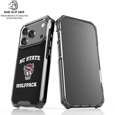 North Carolina State University NC Wolfpack iPhone 17 Pro Max Clear Case