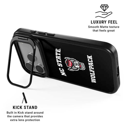 North Carolina State University NC Wolfpack iPhone 17 Pro Max Kickstand Case