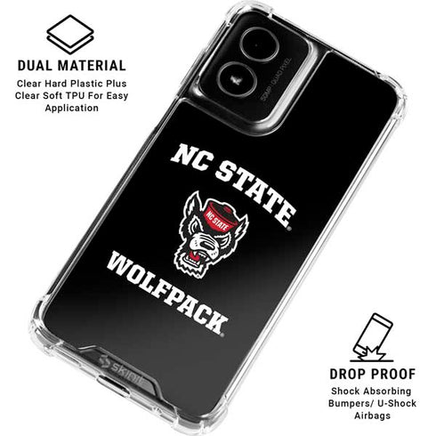 North Carolina State University NC Wolfpack Moto G Power 5G (2024) Clear Case