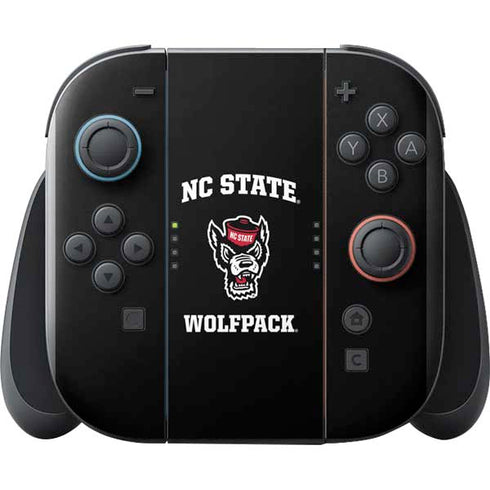 North Carolina State University NC Wolfpack Nintendo Switch 2 (2025) with Joy-Con Skin