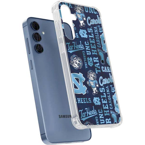 University of North Carolina Tar Heels Galaxy A55 5G Clear Case