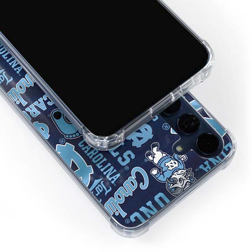University of North Carolina Tar Heels Galaxy A55 5G Clear Case