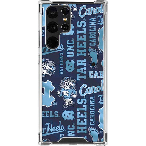 University of North Carolina Tar Heels Galaxy S23 Ultra Clear Case