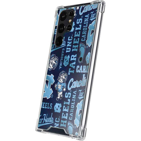 University of North Carolina Tar Heels Galaxy S23 Ultra Clear Case