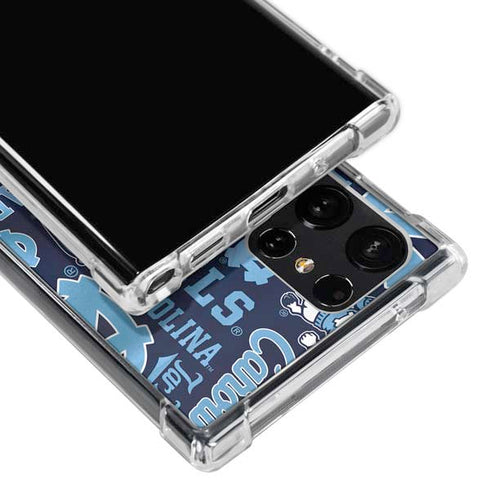 University of North Carolina Tar Heels Galaxy S23 Ultra Clear Case