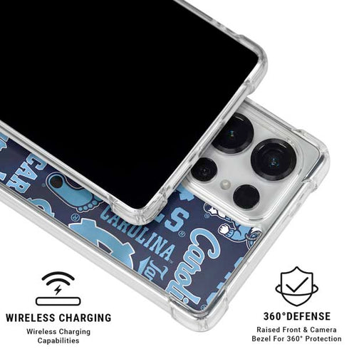 University of North Carolina Tar Heels Galaxy S26 Ultra Clear Case
