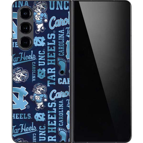 University of North Carolina Tar Heels Galaxy Z Fold5 5G Skin