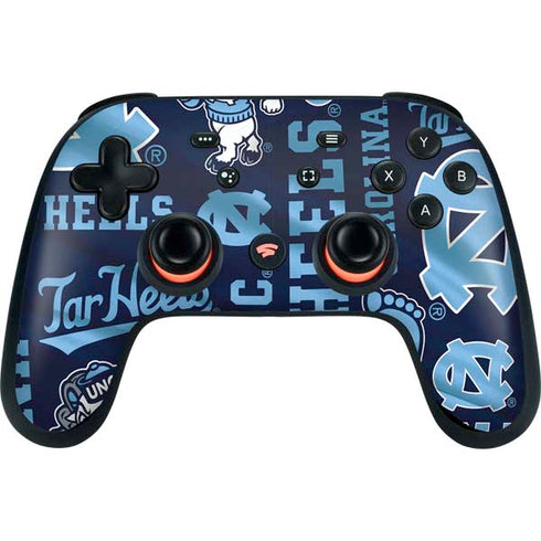 University of North Carolina Tar Heels Google Stadia Controller Skin