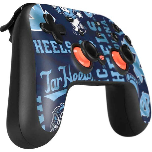 University of North Carolina Tar Heels Google Stadia Controller Skin