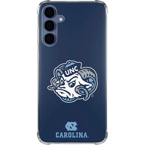 University of North Carolina Tar Heels Icon Galaxy A35 5G Clear Case