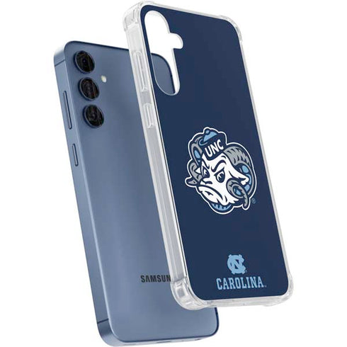 University of North Carolina Tar Heels Icon Galaxy A35 5G Clear Case