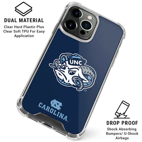 University of North Carolina Tar Heels Icon iPhone 16 Pro Clear Case