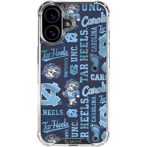 University of North Carolina Tar Heels iPhone 16 Plus Clear Case