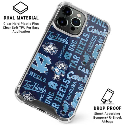 University of North Carolina Tar Heels iPhone 16 Pro Max Clear Case