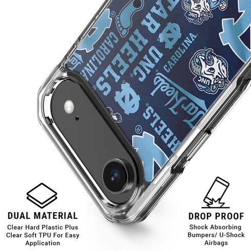 University of North Carolina Tar Heels iPhone 17 Air Clear Case