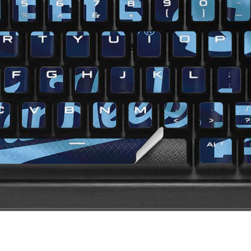 University of North Carolina Tar Heels K95 RGB PLATINUM Mechanical Gaming Keyboard Skin