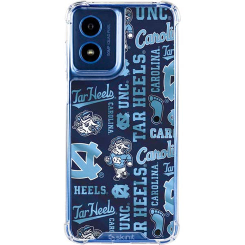 University of North Carolina Tar Heels Moto G 5G (2024) Clear Case