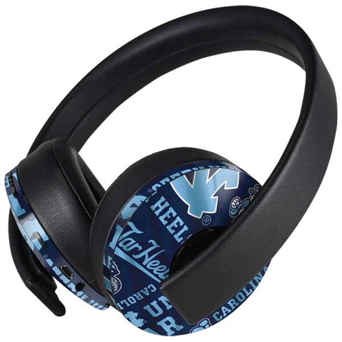 University of North Carolina Tar Heels PlayStation 4 Gold Wireless Headset Skin