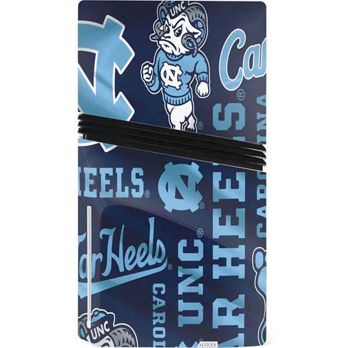 University of North Carolina Tar Heels PS5 Pro Disk Console Skin