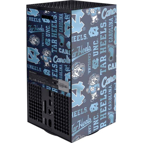 University of North Carolina Tar Heels XBox Series X Digital Edition Console Skin