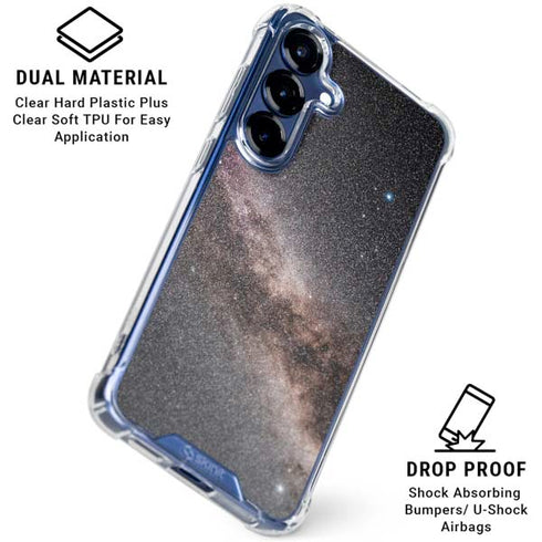 Northern Summer Milky Way Galaxy S25 Clear Case