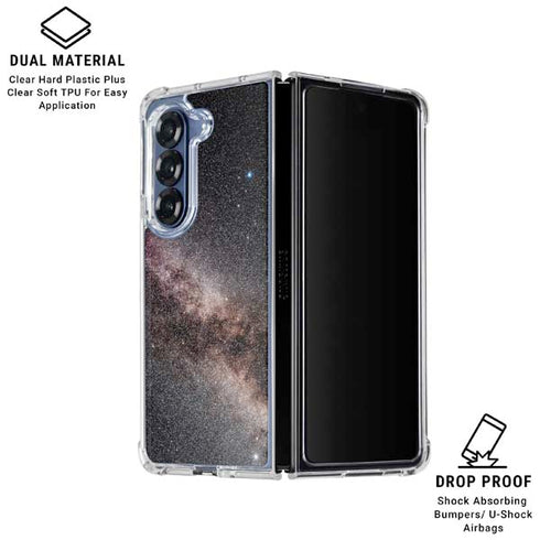 Northern Summer Milky Way Galaxy Z Fold6 Clear Case