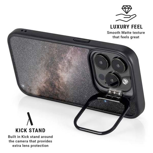 Northern Summer Milky Way iPhone 14 Pro Max Kickstand Case